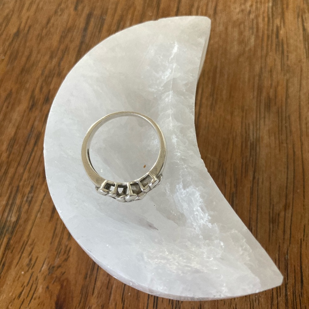 Sale! Gorgeous moon selenite ring dish
